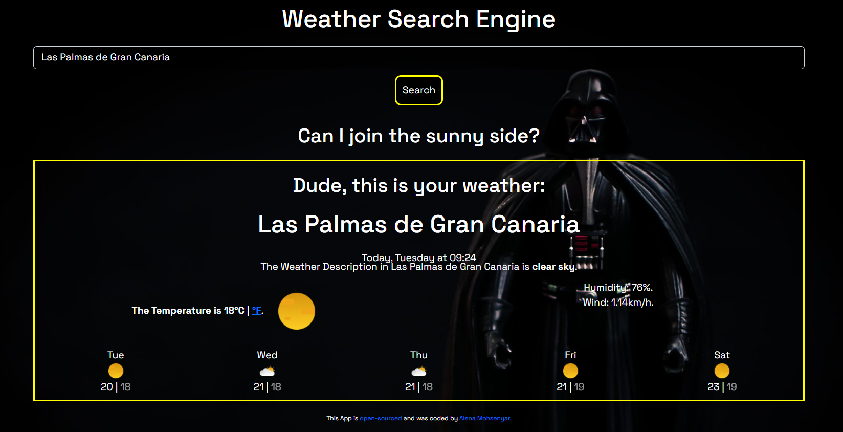 My React Weather Project