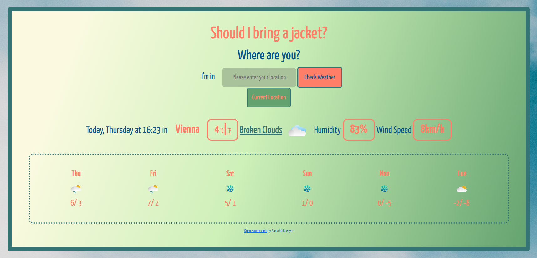 My Weather Project